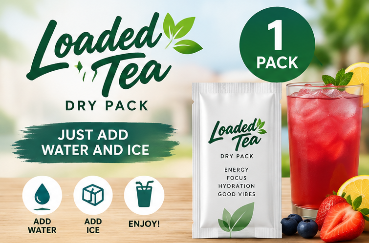 1 Single Dry Pack Loaded Tea