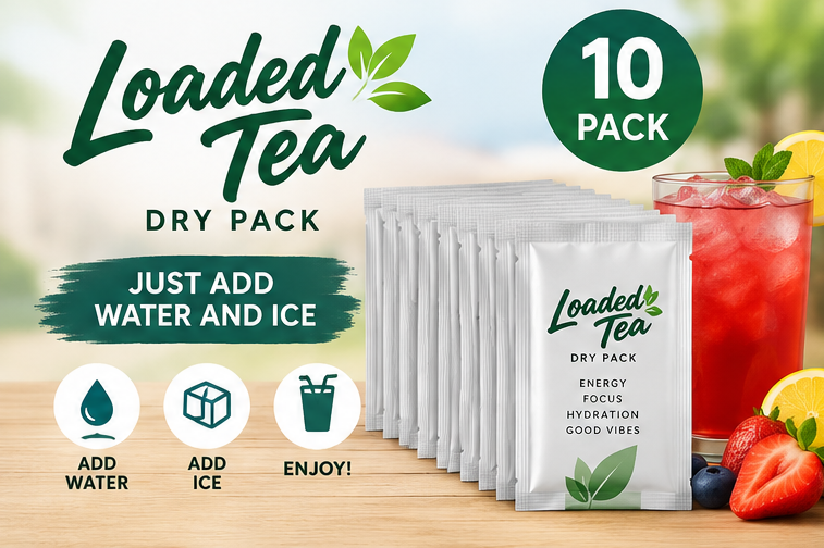 10 Dry Pack Loaded Teas